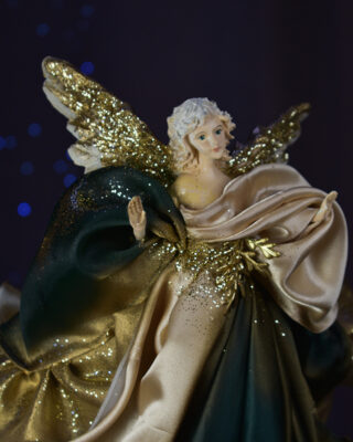 Unikatni Anđeo Zeleno Zlatni