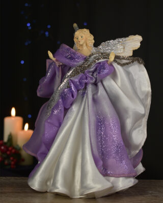 Unikatni Anđeo Ljubičasto Bijeli