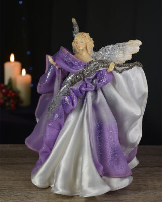 Unikatni Anđeo Ljubičasto Bijeli