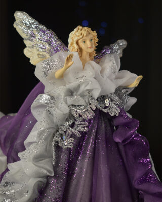 Unikatni Anđeo Ljubičasto Bijeli