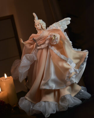 Unikatni Anđeo Rozi Peach