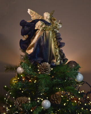 Unikatni Anđeo Tamnoplavi Zlatni